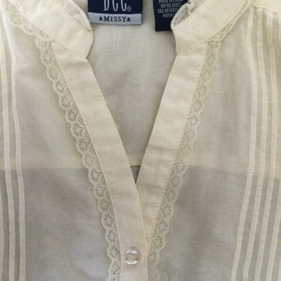 DCC Tops - Sheer Dress Blouse